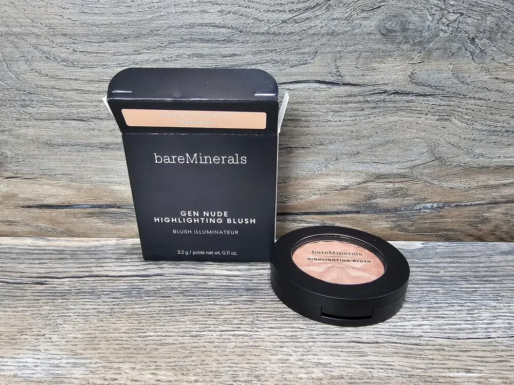 bareMinerals Gen Nude Highlighting Blush Shade Opal Glow 0.11oz/3.2g